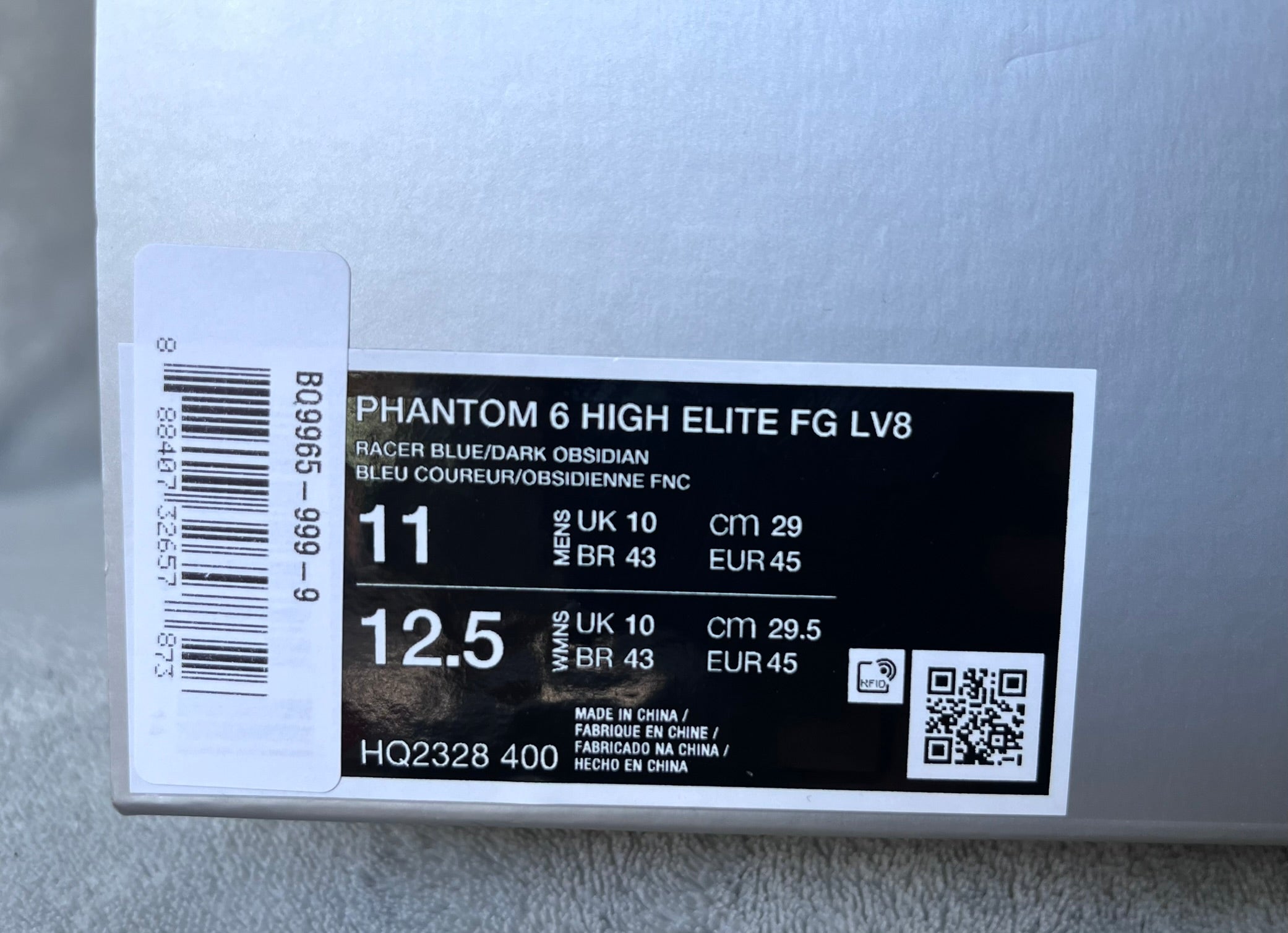 Nike Phantom 6 High Elite FG LV8  //  *NEU*  //  Gr.45 (HQ2328 400)